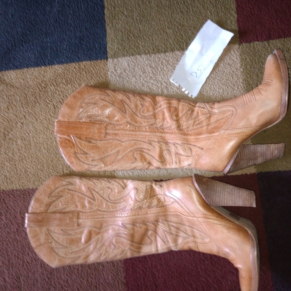 Vintage Y2K Jessica Simpson knee heels 8 cowgirl western vintage Y2K - Picture 2 of 7